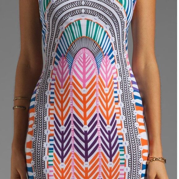NWT Mara Hoffman XS Tank Racer Back Maxi Long Jersey Bodycon Summer Aztec Dress - Picture 5 of 7